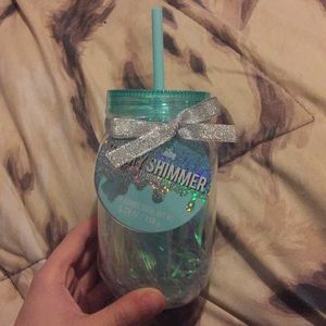 Justice slimy shimmer bath bomb set with jar